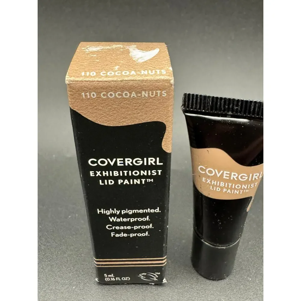 Covergirl Exhibitionist Lid Paint #110 Cocoa-Nuts Waterproof Eyeshadow 0.16 Oz
